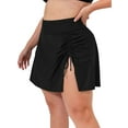 thumbnail image 4 of ALove Women Split Swim Skirts For Women Plus Size High Waist Bikini Swim Bottoms, 4 of 7