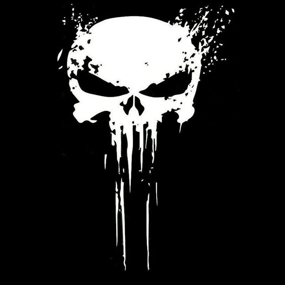 Punisher Skull Marvel Netflix Autocollant Vinyle Autocollant Voiture 