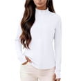 thumbnail image 5 of RYRJJ Womens UPF 50+ Sun Protection Shirts Lightweight Quick Dry Long Sleeve Workout Tops Half Zip Running Pullover with Thumb Holes, 5 of 9