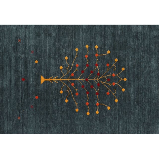 Ahgly Company Machine Washable Indoor Rectangle Contemporary Dark Slate Gray Green Area Rugs, 5' x 7'