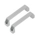 thumbnail image 3 of Tirador De Manija De Puerta De 2 Piezas, Tirador De Gabinete De Alta Resistencia De aleación De Aluminio Con Superficie Lisa, Para Puerta De Gabinete, Cocina, Refrigerador,, 3 of 7