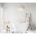 thumbnail image 2 of Elegant Kitchen & Bath BT30459GW-BNK 59 in. Oval Bathtub, Glossy White with Brushed Nickel Trim, 2 of 8