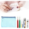thumbnail image 4 of Embroidery Remover, Thread Ripper Tool Convenient to Carry Plastic and Stainless Steel Handy Handles Thread Remover Seam Ripper Set for Embroidery, 4 of 4