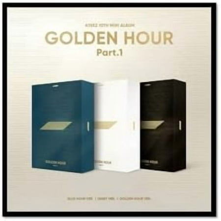 ATEEZ GOLDEN HOUR : Part.1 10th Mini Album 3 Ver Set (via DHL Express), undefined