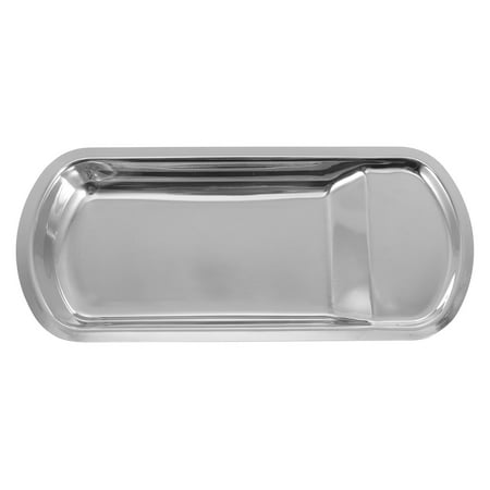 

1Pc Stainless Steel Serving Tray Multi-functional Spoon Ladle Plate for Kitchen
