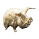 thumbnail image 3 of Mini escultura de estatua de cerdo de latón, colección de recuerdo, regalo moderno, figura de animal, linda para decoración de mesa de sala de estar, dorado brillante, 3 of 8