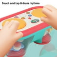thumbnail image 4 of Children's Hand Clapping Drums, Lighting Projection Double Drum Carousel, Electronic Musical Instrument, Develops Motor Skills Hand-Eye Coordination, Gift for Kids, 4 of 6