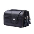 thumbnail image 1 of Cartera de Cintura Impermeable de PU para Hombres Cgtredaw 3pcs Negro, 1 of 9