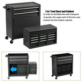 High Capacity Rolling Tool Chest with Wheels and Drawers, 8-Drawer Tool ...