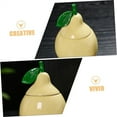 thumbnail image 5 of Tea Cans， Ceramic Pear Shaped Tea Canister with Lid Decorative Jar for Kitchen Airtight Container for Coffee Sugar and Flour Storage for Candy or Tin, 5 of 9