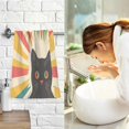 thumbnail image 7 of Yayeee 100% Cotton Hand Towels for Bathroom 16" x 28" Soft Absorbent Kitchen Towel, Colorful Black Cat, 7 of 7