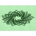 thumbnail image 1 of Ahgly Company Indoor Rectangle Patterned Mint Green Area Rugs, 2' x 3', 1 of 6