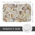 thumbnail image 2 of Pofeuu Starfishes On Seashells Print Flannel Doormats Rug16"x24"Rug Washable Doormats Indoor Outdoor Rugs for Layered Front Door Mats, Porch, Kitchen, Entryway, 2 of 7