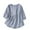 Blue, variant on Cotton Linen Tops for Women Puff Sleeve Shirts Crewneck Embroidery Dressy Blouses Casual Loose Flowy Tops