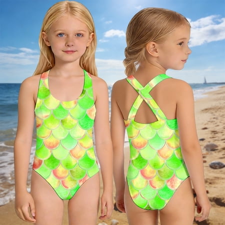 TIANZEN Girls Piece Swimsuit Long Sleeve UPF 50 Sun Rash Guard Bathing With Skirt For Toddler Kids Cute Swimsuits Kids Girls
