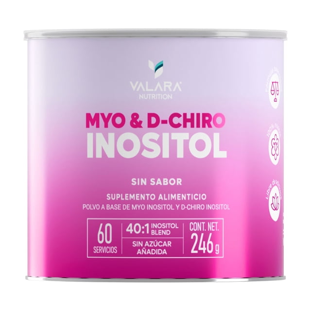 Valara Myo & D-Chiro Inositol 240 g |60 Porciones Suplemento Alimenticio en Polvo