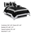 thumbnail image 2 of Generic, 7-Piece, Comforter Set, Two-toned Design, Queen, 2 of 4