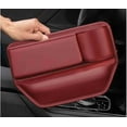 thumbnail image 7 of Leather Car Seat Storage Organizer with Charging Port, Multifunctional Front Seat Gap Filler for Phones, Wallets, and Cups, 7 of 7