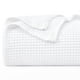 thumbnail image 1 of Manta PHF Waffle Weave, 100% algodón, tamaño queen, 230 x 230 cm, color blanco, 1 of 5