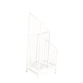 thumbnail image 3 of Soporte para paraguas de metal para el hogar, color brillante, estable, pequeño, para puerta, color blanco, 3 of 7