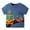 Blue, variant on TOOYOU Boys Summer T-Shirt Toddler Kids Baby Cartoon Cars Short Sleeve Crewneck T Shirts Tops Tee Clothes For Children Outfits Size 5-6 Years Blue