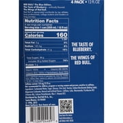 Red Bull Blue Edition Energy Drink, Blueberry, 114mg Caffeine, 12 fl. oz., Pack of 4 Cans