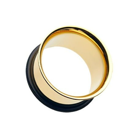 

Gold Plated Single Flared Ear Gauge Tunnel Plug