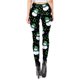 thumbnail image 4 of Gibobby Leggings deportivos mujer Leggings con estampado navideño para mujer Pantalones de bota casuales ajustados sexy(Verde,G), 4 of 5
