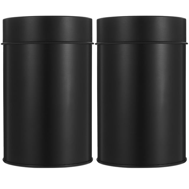 2 piezas de bote de té de té con tapas herméticas Jares de almacenamiento de hojas sueltas botes de té de hojas sueltas