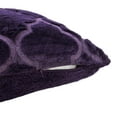 thumbnail image 7 of Home Soft Things Ogee Tatami Faux Fur Throw & Pillow Cover Combo Set - Blackberry - 50" x 60"/18" x 18", 7 of 7