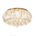 thumbnail image 2 of KPIBEST 12-Lights Gold Crystal Flush Mount Chandelier Light Fixture K9 Crystals Modern Ceiling Lights Elegant Pendant Lamp Dia 31.5 inch, 2 of 6
