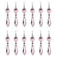 thumbnail image 1 of Prismas de araña de cristal de carámbano, piezas de repuesto para candelabros, cortina de cristal, 12 Uds., 1 of 5