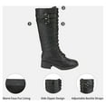 thumbnail image 4 of DREAM PAIRS Women's Pu Knee High Riding Combat Boots, 4 of 4