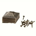 thumbnail image 5 of Iron Square Decorative Clavos Nailheads with Fluted Shank and Anti-Corrosion Topcoat for Antique Wooden Box, Gift Box, and Furniture - 20 Pieces, 5 of 10