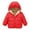 Red, variant on GYRATEDREAM Winter Coats for Toddler Kids Baby Boys Girls Padded Light Puffer Jacket Outerwear Infant Down Teddy Bear Jacket with Hoods for 1-2Y Black