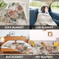 thumbnail image 2 of Yayeee Throw Blanket for Couch Soft Warm 50" x 60" Sofa Chair Bed Decoration, Red Mountain Pattern, 2 of 7