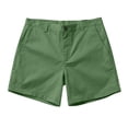 thumbnail image 7 of JLFKNG Mens Summer Casual Shorts Simple Solid Color Buttons Cool Breathable Slim Fit Shorts With Pockets Straight Leg Above Knee Suitable For Outdoor Activities, 7 of 7