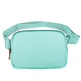 thumbnail image 1 of Riñonera VOROLO Verde Claro con Correa Ajustable para Mujeres y Hombres, 1 of 7
