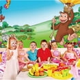 thumbnail image 4 of Curious George school Taspestry Poster Banner Backdrop Background Wall Decor Party Supplies Movie Fans, 4 of 6