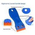 thumbnail image 3 of 3Pack Plastic Blades Scraper Tool No Scratch Sticker Removal Scraper for Cleaning Adhesive Label Decal Glue From, 3 of 7
