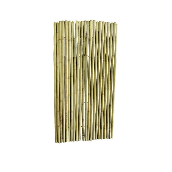 4 ft. L x 6 ft. H Extra Large Bamboo Pole Garden Fence