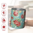 thumbnail image 5 of 12oz Coffee Tumblers Pioneer Flower Floral Print Pattern Stainless Steel Vacuum Insulated Travel Tumbler Coffee Cups Mug with Lid and Straw with Cleaning Brush for Cold & Hot Drinks, 5 of 5