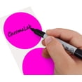 thumbnail image 2 of Label 2 Inch Round Removable Color-Code Dot Stickers, 500 per Roll, Dark Blue, 2 of 2