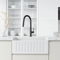 thumbnail image 5 of Greenwich Single-Handle Pull-Down Sprayer Kitchen Faucet with Touchless Sensor in Matte Black, 5 of 15
