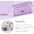 thumbnail image 4 of Estuche para lápices de gran capacidad para adolescentes, color morado, 4 of 6