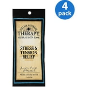 (4 pack) (4 Pack) Village Naturals Therapy, Aches & Pains Tension Relief Mineral Bath Soak, 2 Oz