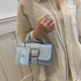 thumbnail image 3 of Stylago Mini Satchel Purses with Pouch Womens Fashion Leather Crossbody Shoulder Bags Ladies Shopping Phone Tote Bag Blue, 3 of 6