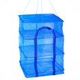 thumbnail image 1 of Red de secado plegable de 3 capas para colgar platos de pescado y verduras, estante secador de malla Likrtyny Deportes al aire libre Salida diaria Juego de fiesta, 1 of 9