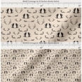 thumbnail image 2 of Soimoi White Cotton Poplin Fabric Antler & Leaves Decor Fabric Printed Yard 56 Inch Wide, 2 of 7