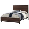 thumbnail image 2 of Asheville Panel Bed, Queen, Brown Wood, Modern (Headboard, Footboard, Rails, Slats), 2 of 4